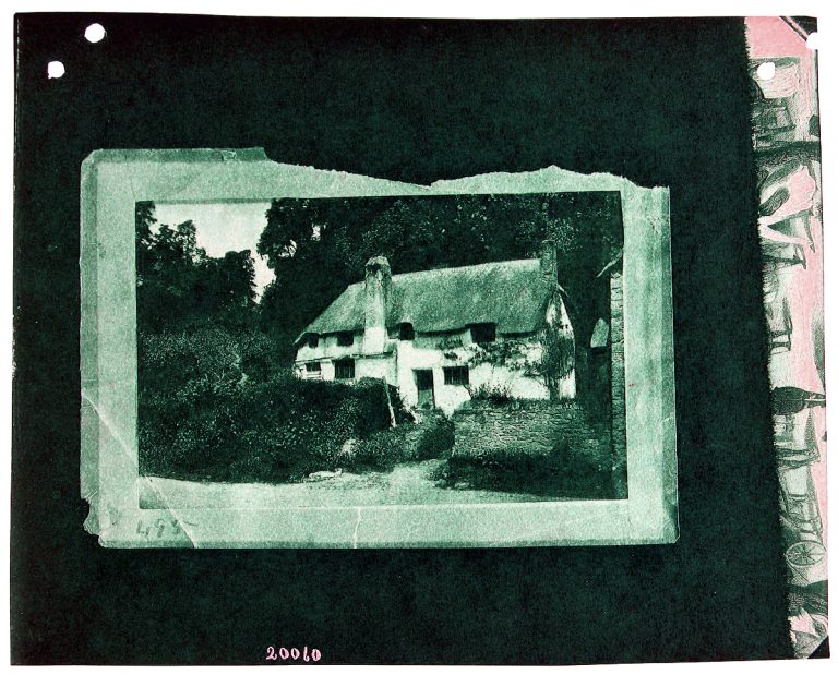 Archival image of a cottage